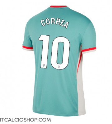 Atletico Madrid Angel Correa #10 Seconda Maglia 2024-25 Manica Corta